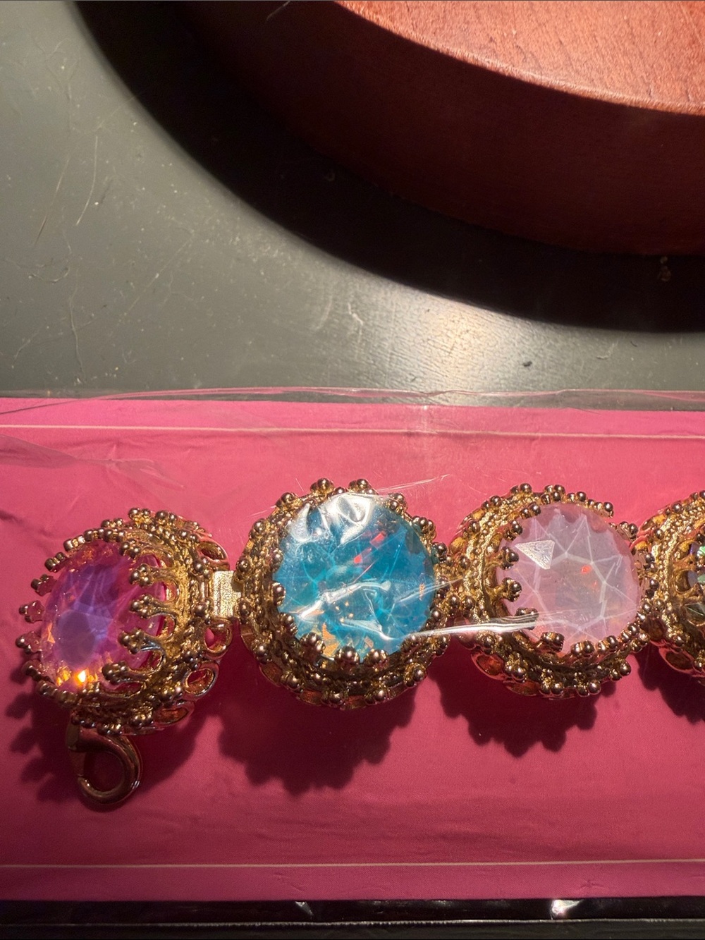NEW Feed Me Gems Rainbow Opal Pastel Queen Bracelet - Picture 9 of 16